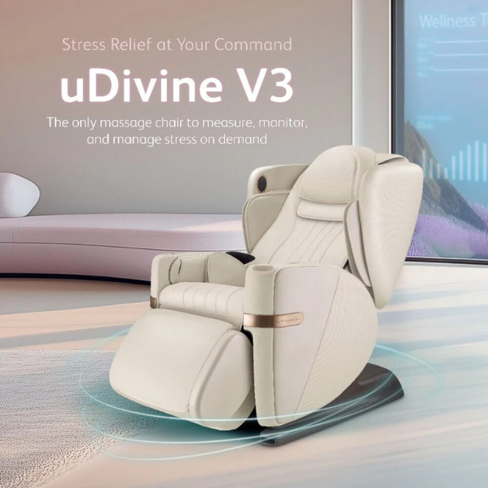 เก้าอี้นวดไฟฟ้า OSIM รุ่น UDIVINE V3 MASSAGE CHAIR เบจ