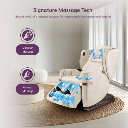 เก้าอี้นวดไฟฟ้า OSIM รุ่น UDIVINE V3 MASSAGE CHAIR เบจ_1