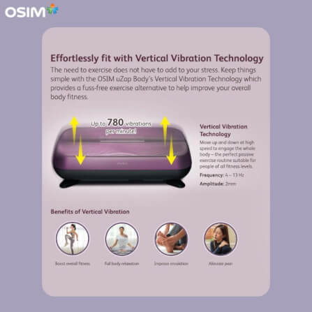 VIBRATION EXERCISE BOARD OSIM รุ่น UZAP BODY ม่วง_2