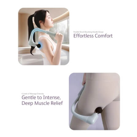 ปืนนวดไฟฟ้า OSIM รุ่น UGUN 360 เทา_2