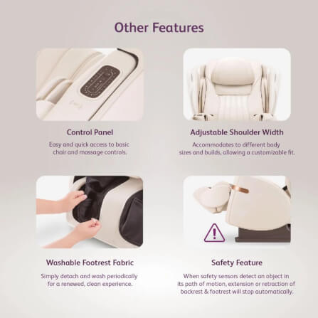 เก้าอี้นวดไฟฟ้า OSIM รุ่น UDIVINE V3 MASSAGE CHAIR เบจ_3