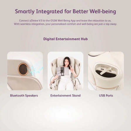 เก้าอี้นวดไฟฟ้า OSIM รุ่น UDIVINE V3 MASSAGE CHAIR เบจ_4