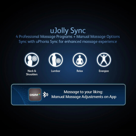 เบาะนวดไฟฟ้า OSIM รุ่น UJOLLY SYNC ดำ_5