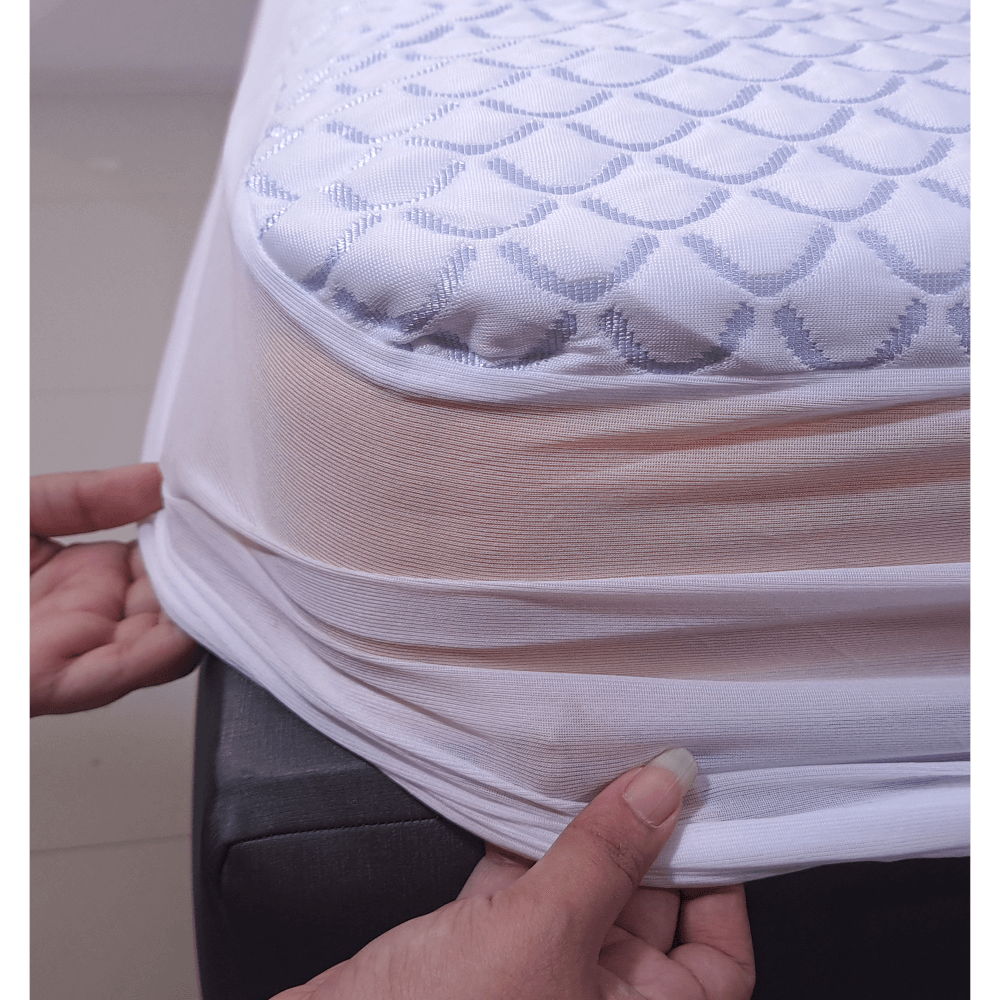 ผ้ารองกันเปื้อนกันน้ำ 5 ฟุต ZLEEP O&rsquo;CLOCK COOLING SHIELD MATTRESS PROTECTOR ปรับอุณหภูมิเย็น