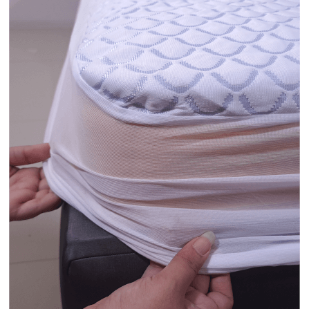 ผ้ารองกันเปื้อนกันน้ำ 3.5 ฟุต ZLEEP O’CLOCK COOLING SHIELD MATTRESS PROTECTOR ปรับอุณหภูมิเย็น_1