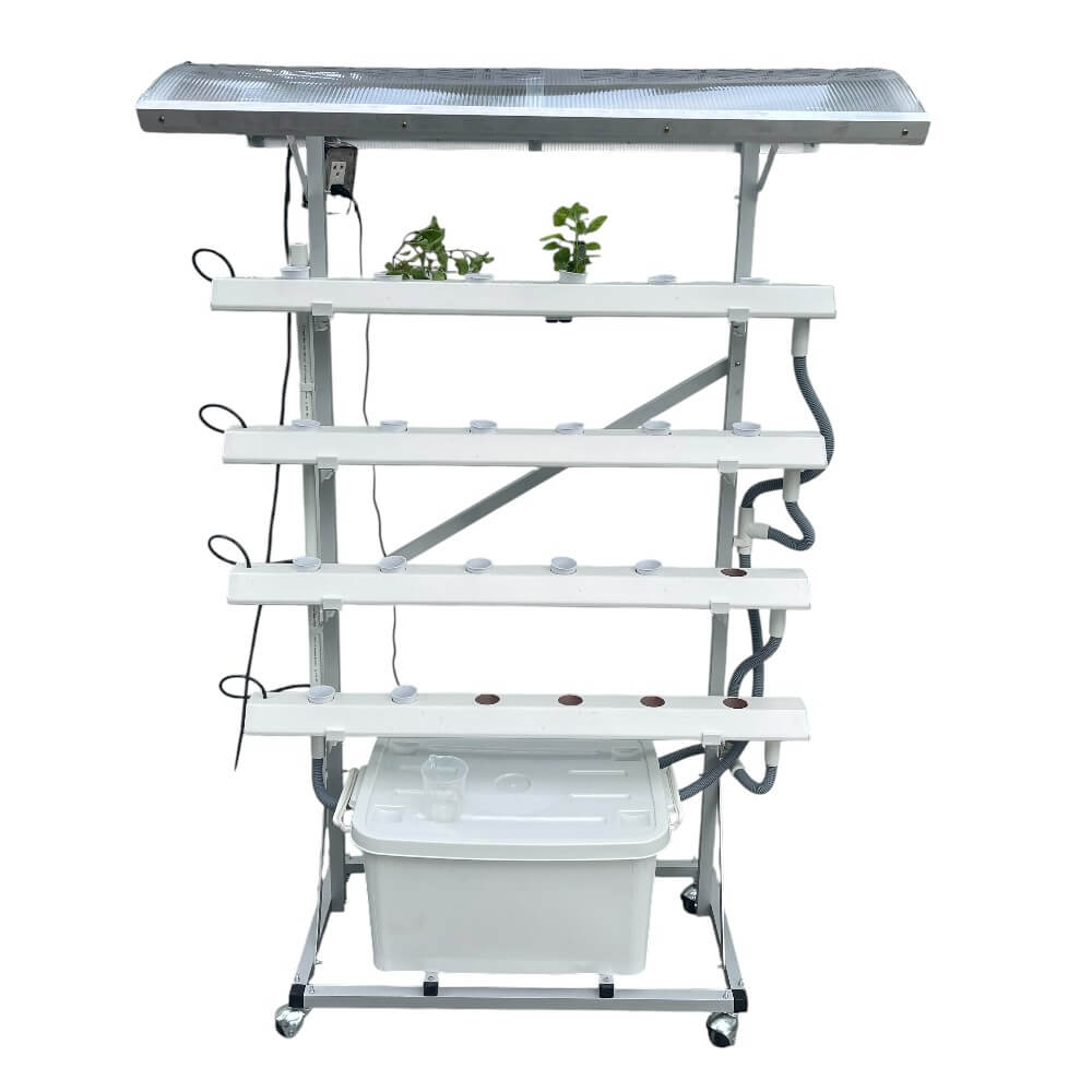 ชุดอุปกรณ์ปลูกผักไฮโดรโปนิกส์ HYDROHOBBY VR 1 เมตร 4 รางปลูก