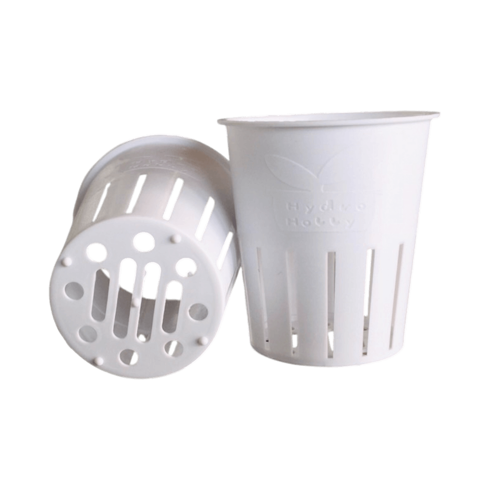 ถ้วยปลูกผักไฮโดรโปนิกส์ HYDROHOBBY 200 ใบ สีขาว ก้นตาราง_2