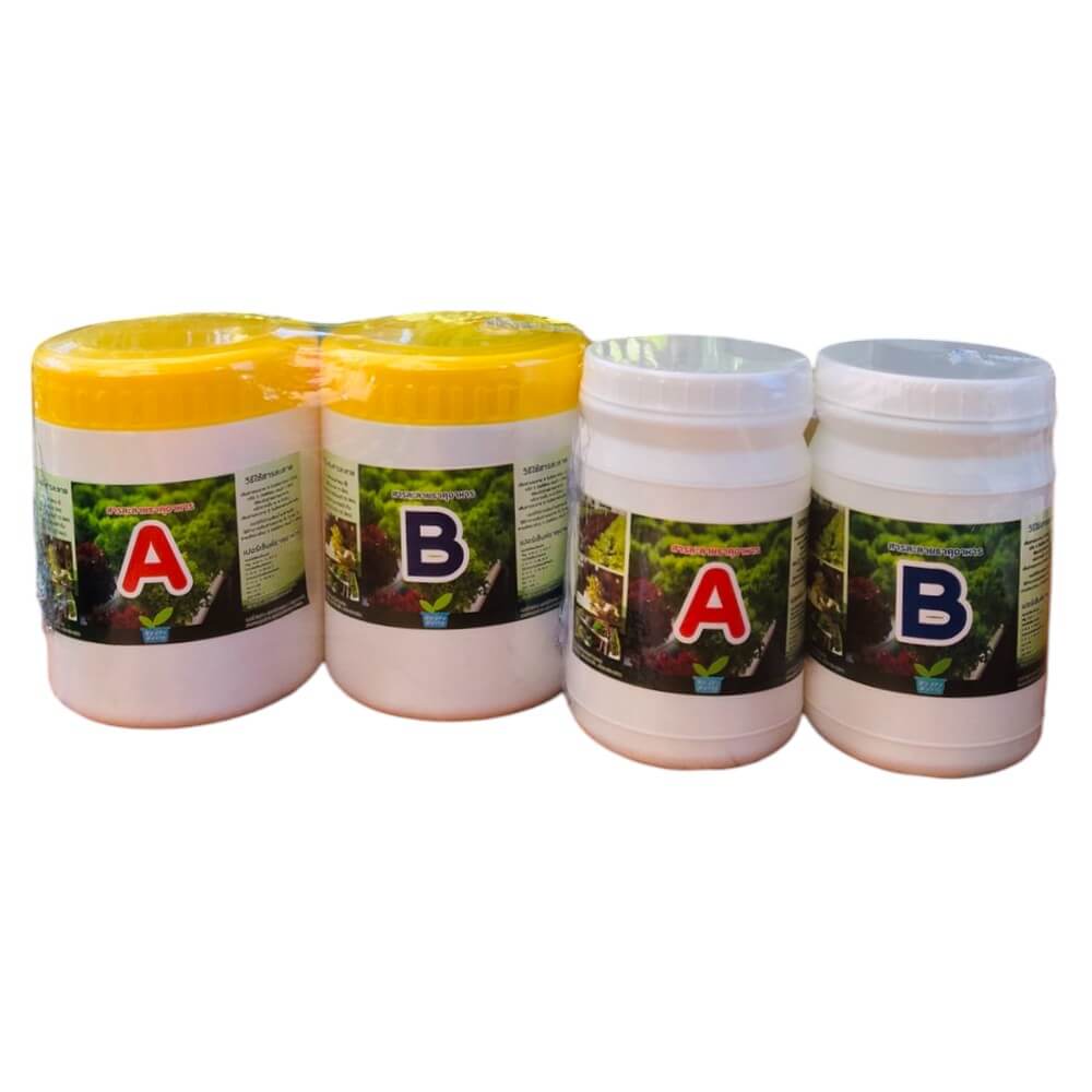 ปุ๋ยไฮโดรโปนิกส์ HYDROHOBBY AB 10 ลิตร (ชนิดผง)