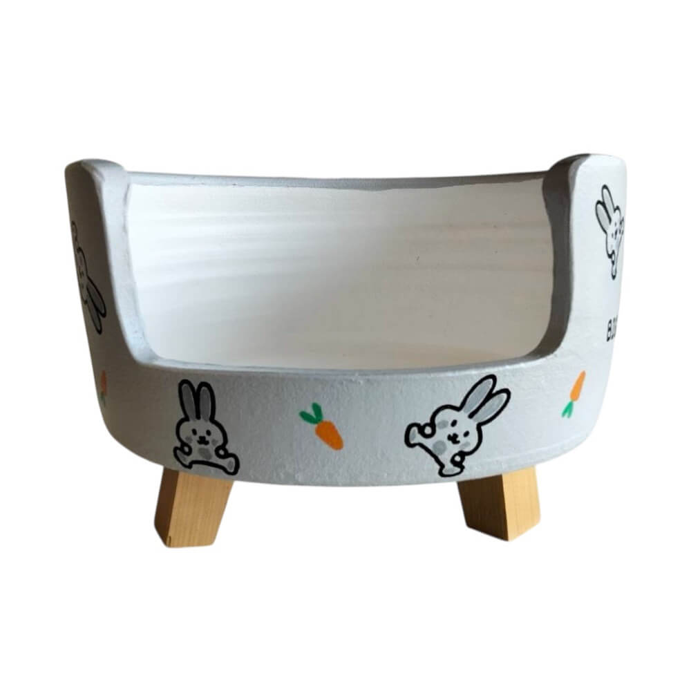ที่นอนสัตว์เลี้ยง BIGBOXDESIGN รุ่น โซฟาดินเซรามิค ขนาด 14 นิ้ว สีเทา-ลายกระต่าย