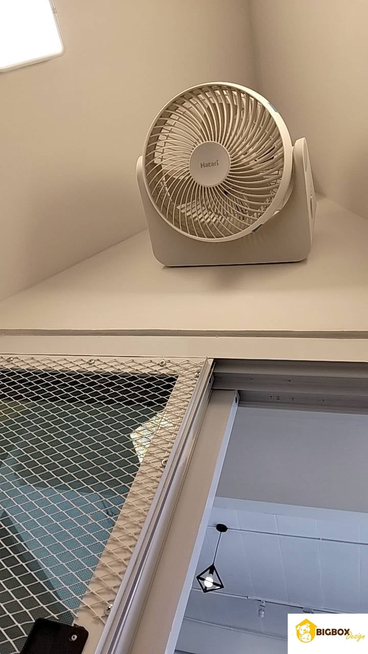 บ้านสัตว์เลี้ยง BIGBOXDESIGN รุ่น GABLE STYLE-BOXG01 ทรงหน้าจั่ว ขนาด 200X120X190 ซม. สีขาว/เหลือง_6