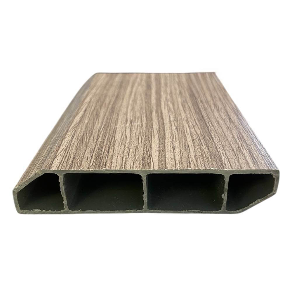 บัวพื้น PVC I.D.DECORATION รุ่น 001 ขนาด 7.5 X 1.5 X 300 ซม.สีเทา หนา 3 นิ้ว