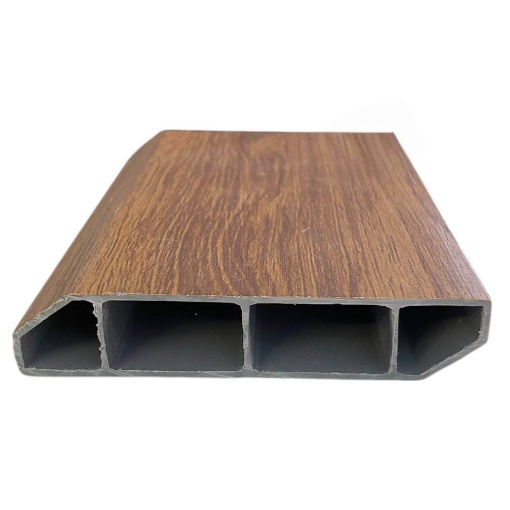 บัวพื้น PVC I.D.DECORATION รุ่น 028 ขนาด 7.5 X 1.5 X 300 ซม. สีน้ำตาล หนา 3 นิ้ว