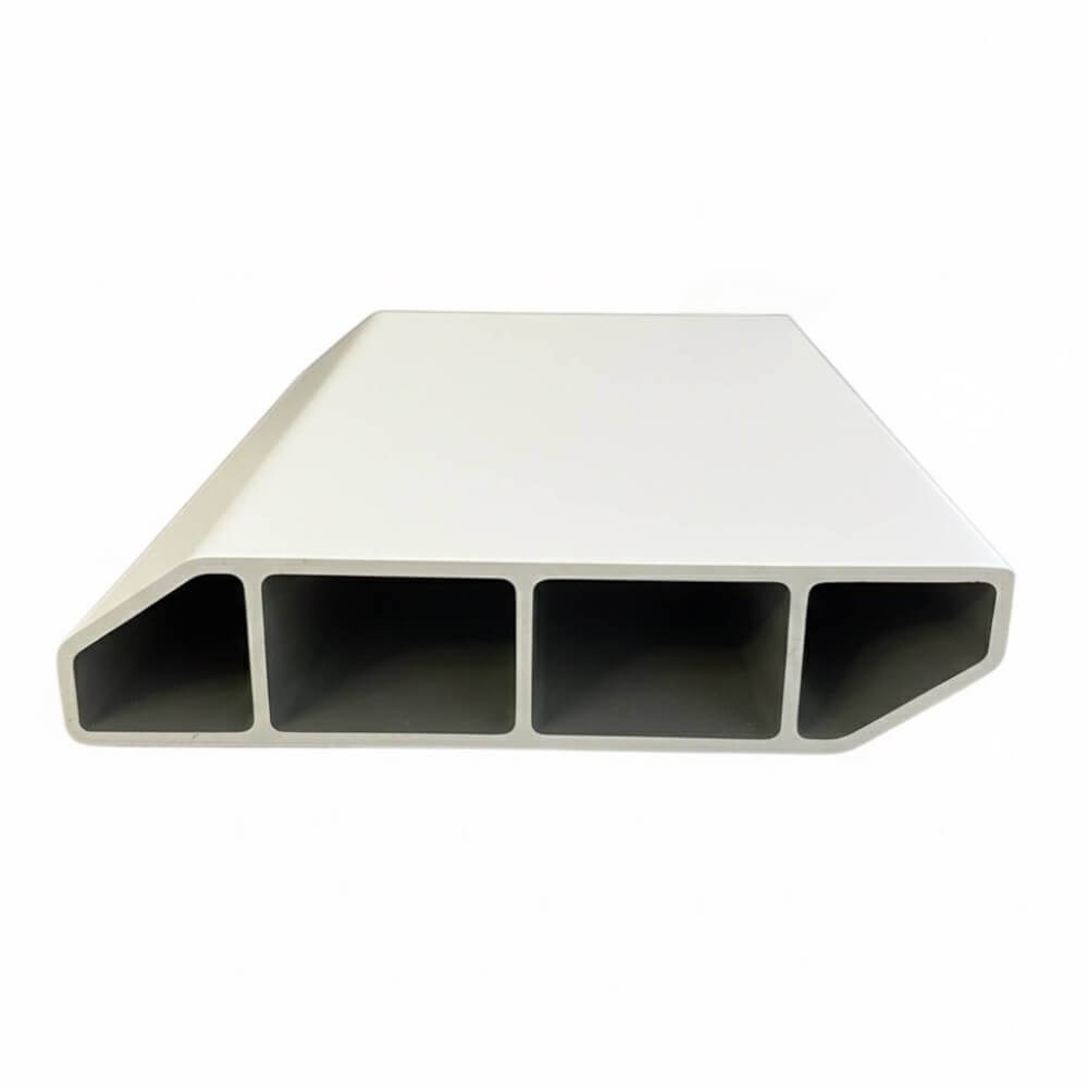 บัวพื้น PVC I.D.DECORATION รุ่น ขาวเรียบ ขนาด 7.5 X 1.5 X 300 ซม. สีขาวเรียบ หนา 3 นิ้ว