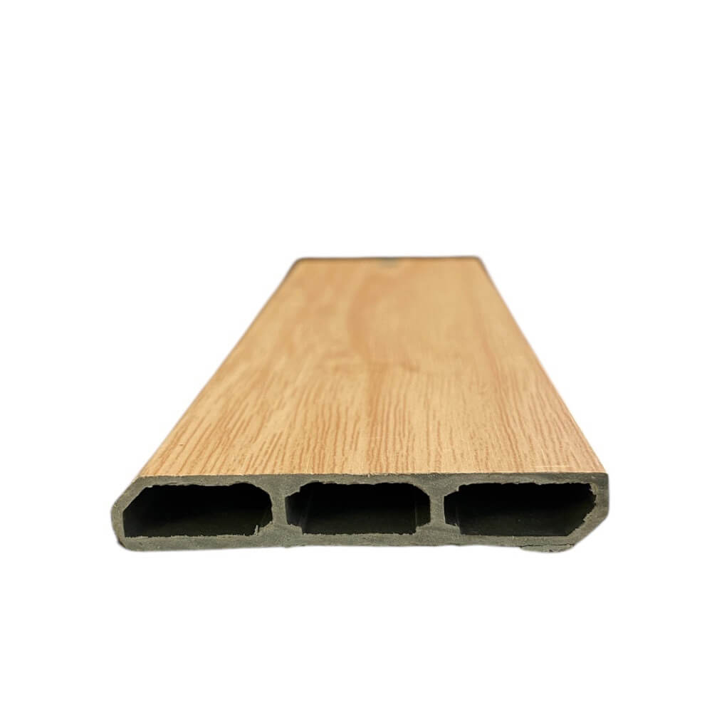 บัวพื้น PVC I.D.DECORATION รุ่น 039 ขนาด 5 X 0.8 X 300 ซม. สีเมเปิ้ล หนา 2 นิ้ว