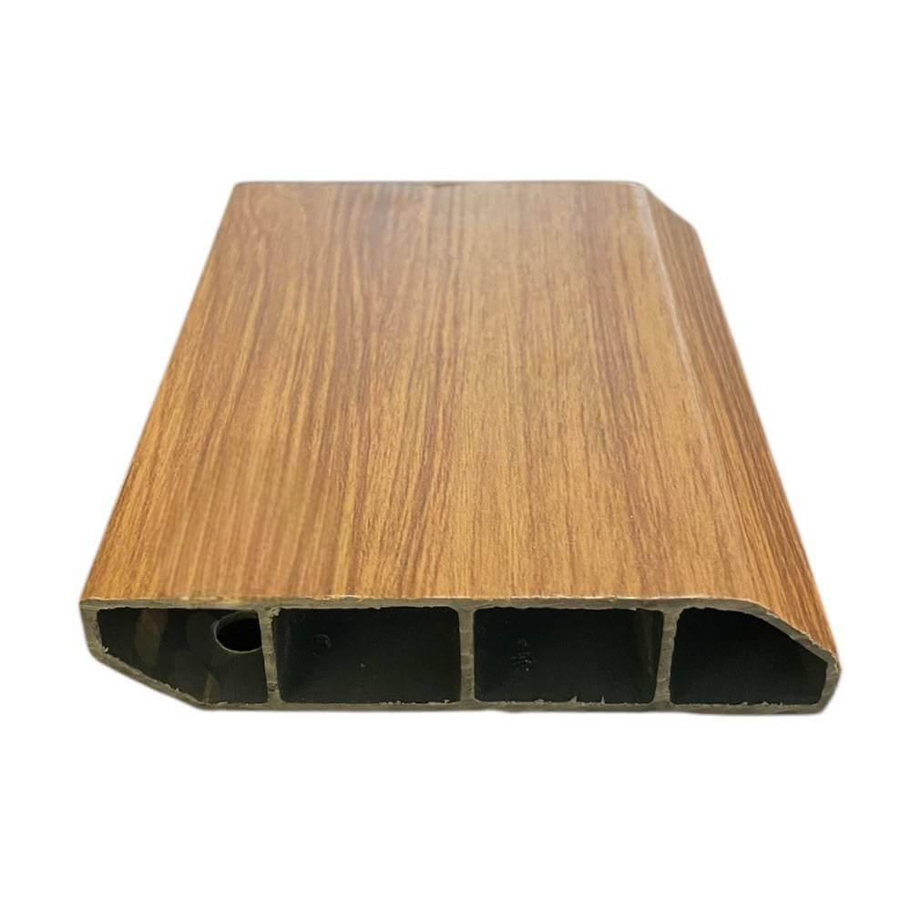 บัวพื้น PVC I.D.DECORATION รุ่น 025 ขนาด 7.5 X 1.5 X 300 ซม. สีน้ำตาล หนา 3 นิ้ว