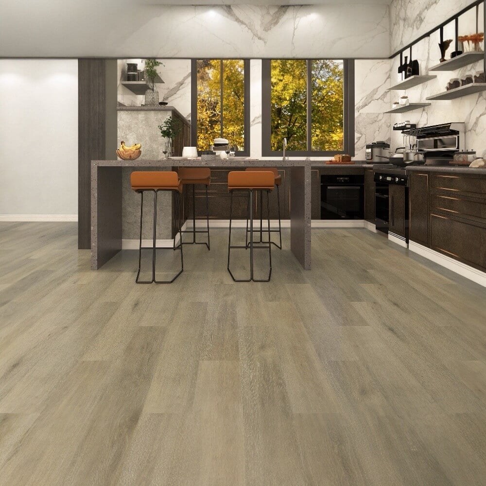 แผ่นพื้น SPC VISION FLOORING ขนาด 180 X 1220 X 4 มม. หนา 4 มม. รุ่น VN-455