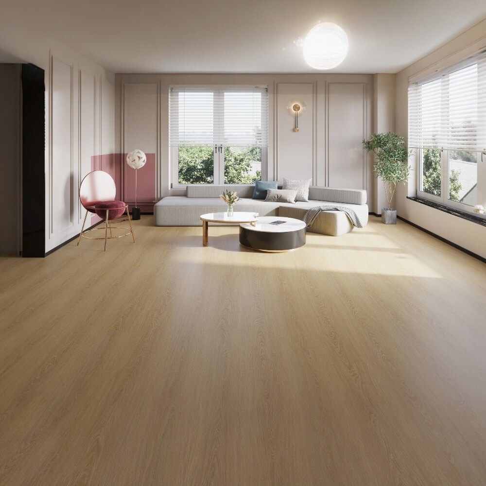 แผ่นพื้น SPC VISION FLOORING ขนาด 180 X 1220 X 5 มม. หนา 5 มม. รุ่น VN-593