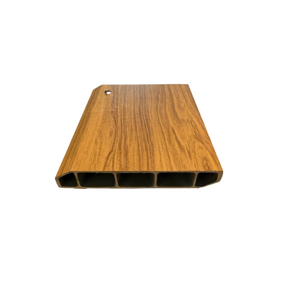 บัวพื้น PVC I.D.DECORATION รุ่นบาง 025 ขนาด 9.5 X 1.5 X 300 ซม. สีน้ำตาล หนา 4 นิ้ว