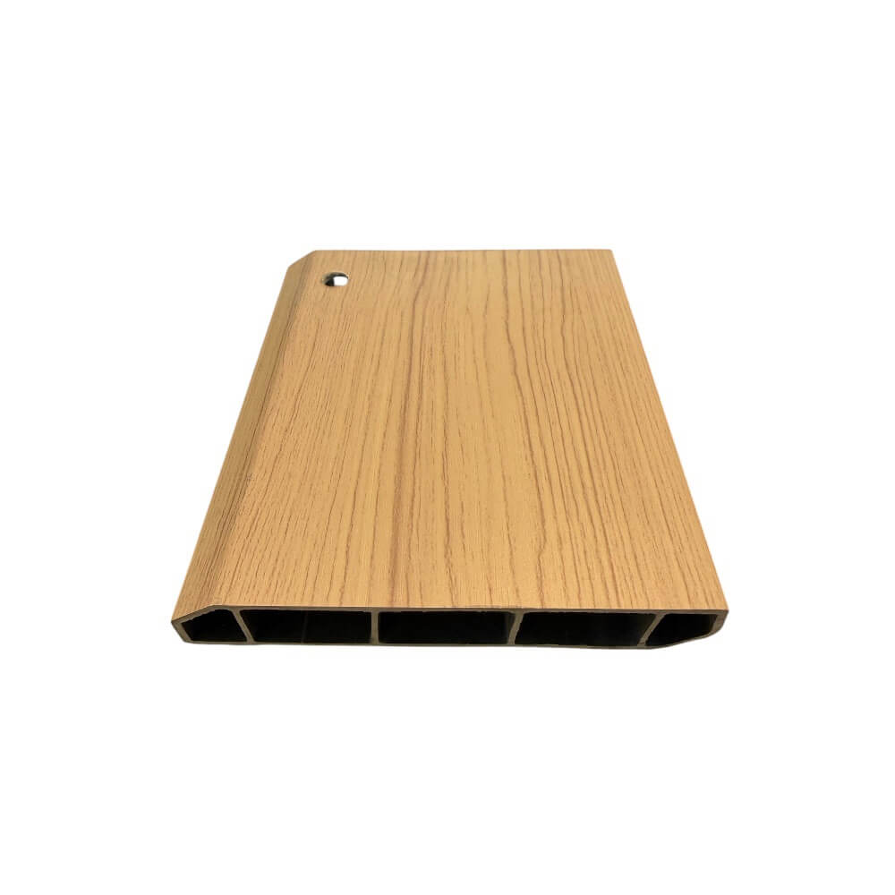 บัวพื้น PVC I.D.DECORATION รุ่นบาง 046 ขนาด 9.5 X 1.5 X 300 ซม. สีเบจ หนา 4 นิ้ว