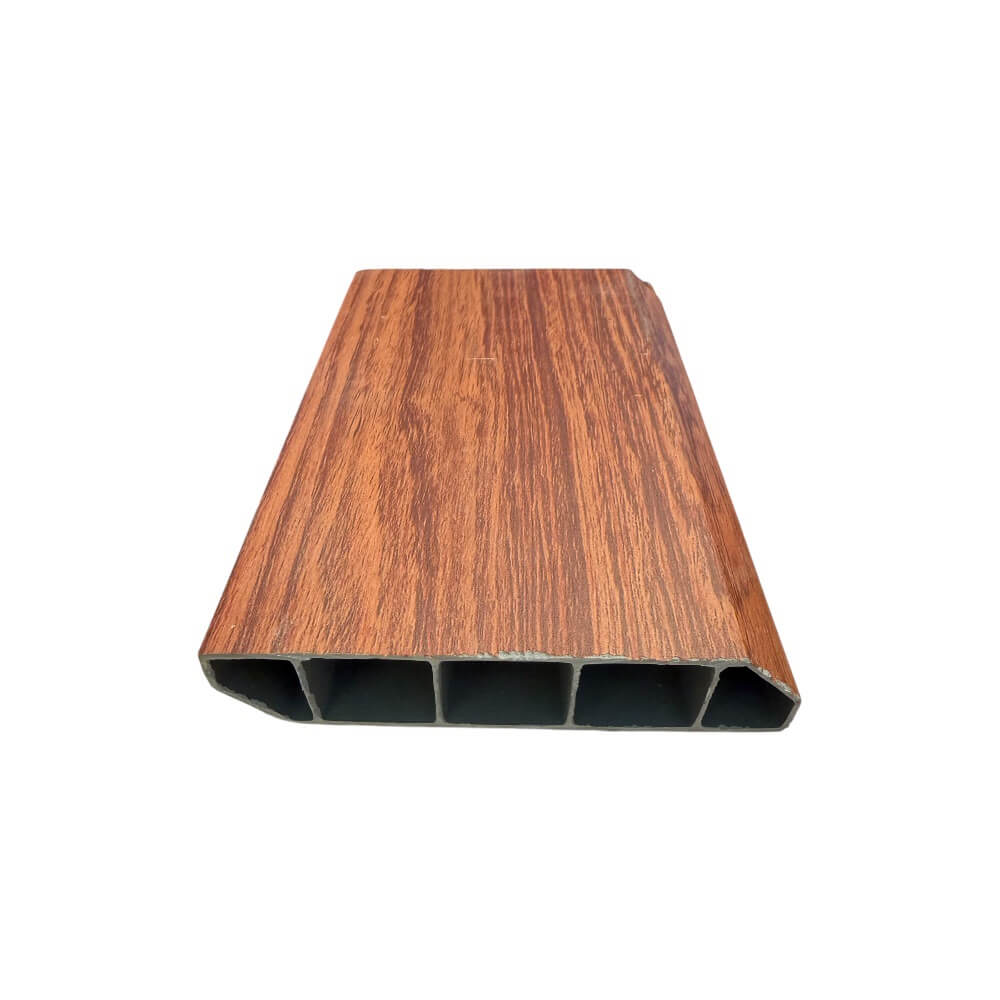 บัวพื้น PVC I.D.DECORATION รุ่น 036 ขนาด 10 X 2 X 300 ซม. สีน้ำตาลแดง หนา 4 นิ้ว