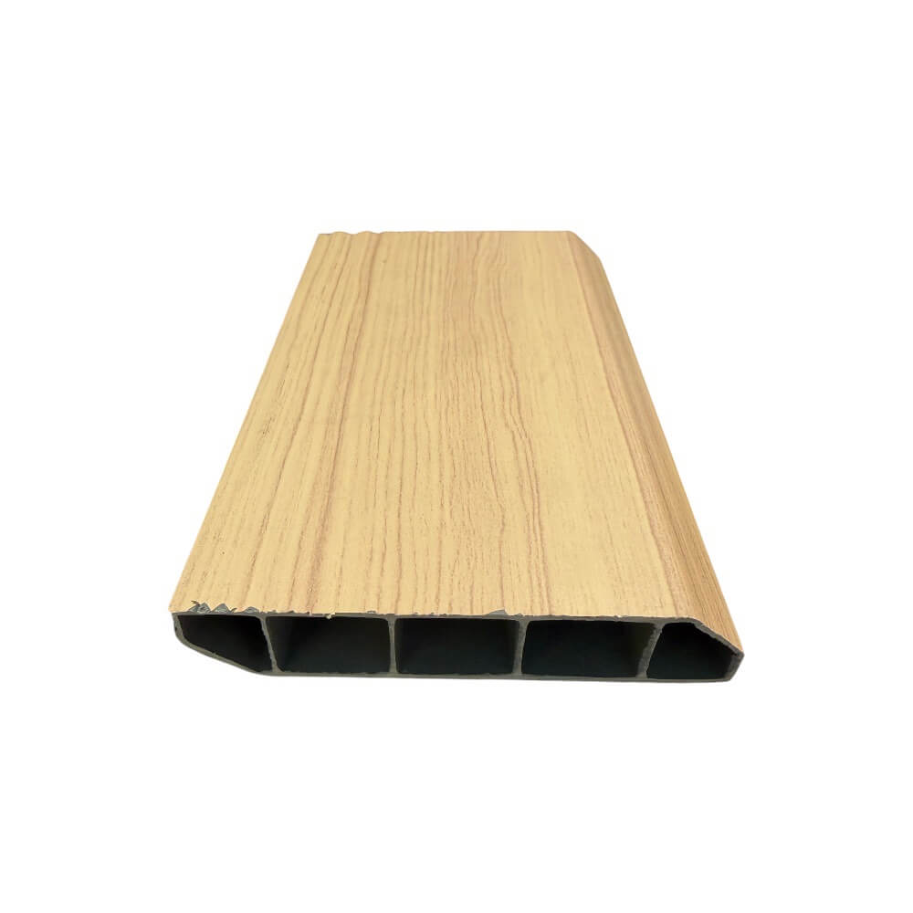บัวพื้น PVC I.D.DECORATION รุ่น 046 ขนาด 10 X 2 X 300 ซม. สีครีม หนา 4 นิ้ว