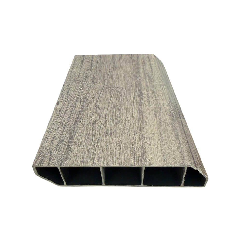 บัวพื้น PVC I.D.DECORATION รุ่น 306 ขนาด 10 X 2 X 300 ซม. สีเทาเข้ม หนา 4 นิ้ว