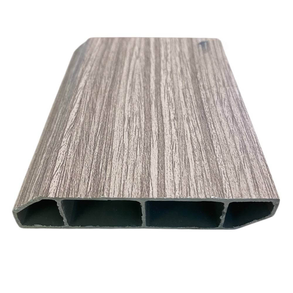 บัวพื้น PVC I.D.DECORATION รุ่น 001 ขนาด 7.5 X 1.5 X 300 ซม.สีเทา หนา 3 นิ้ว
