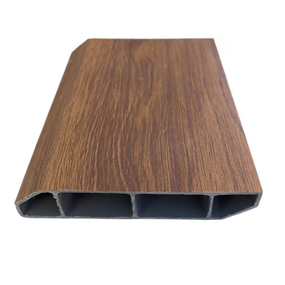 บัวพื้น PVC I.D.DECORATION รุ่น 028 ขนาด 7.5 X 1.5 X 300 ซม. สีน้ำตาล หนา 3 นิ้ว