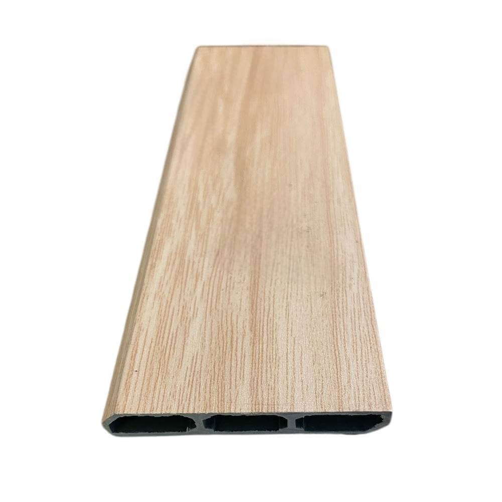 บัวพื้น PVC I.D.DECORATION รุ่น 039 ขนาด 5 X 0.8 X 300 ซม. สีเมเปิ้ล หนา 2 นิ้ว