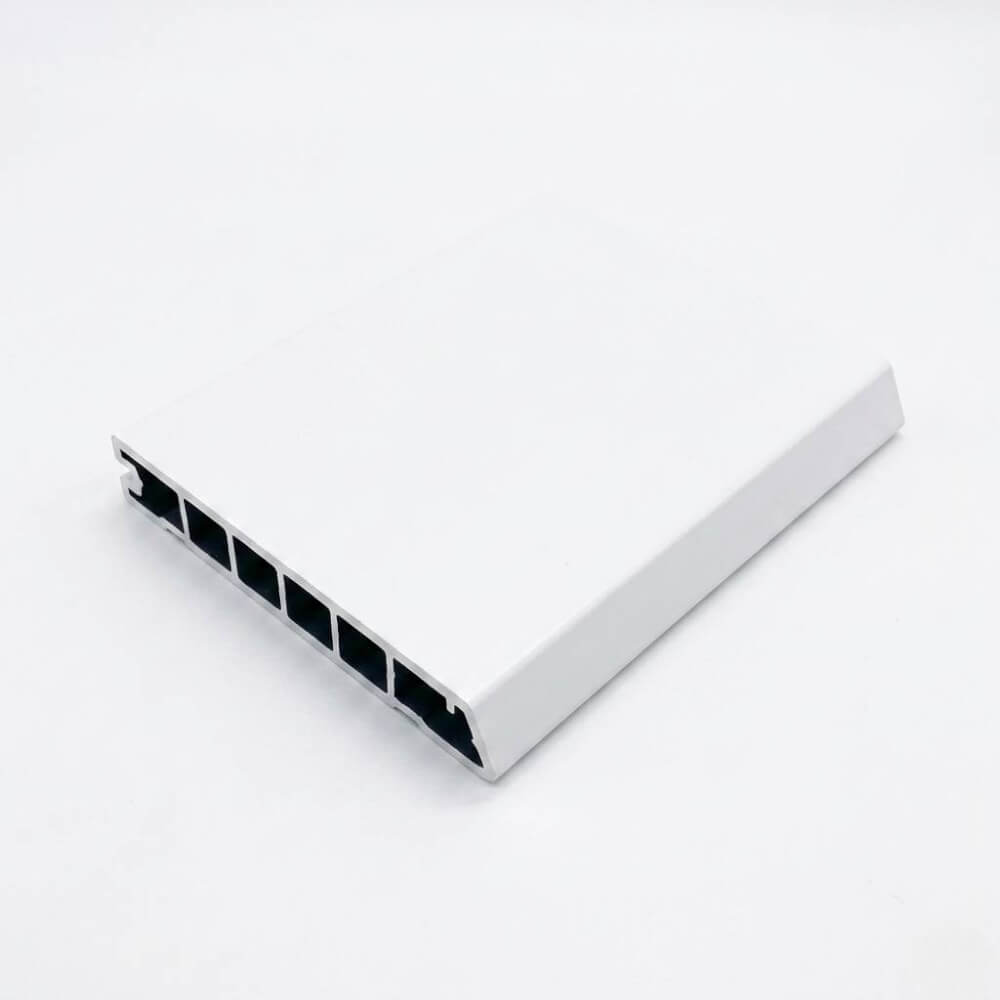 บัวพื้น PVC I.D.DECORATION รุ่น สีขาวเรียบ ขนาด 10 X 2 X 300 ซม. สีขาว หนา 4 นิ้ว