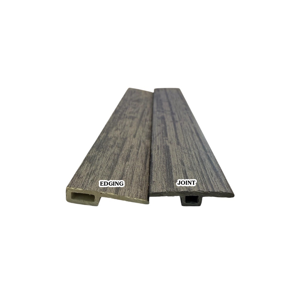 ตัวจบปิดขอบ (EDGING) PVC I.D.DECORATION รุ่น 306 ขนาด 6 X 25 X 2400 มม. สีเทา