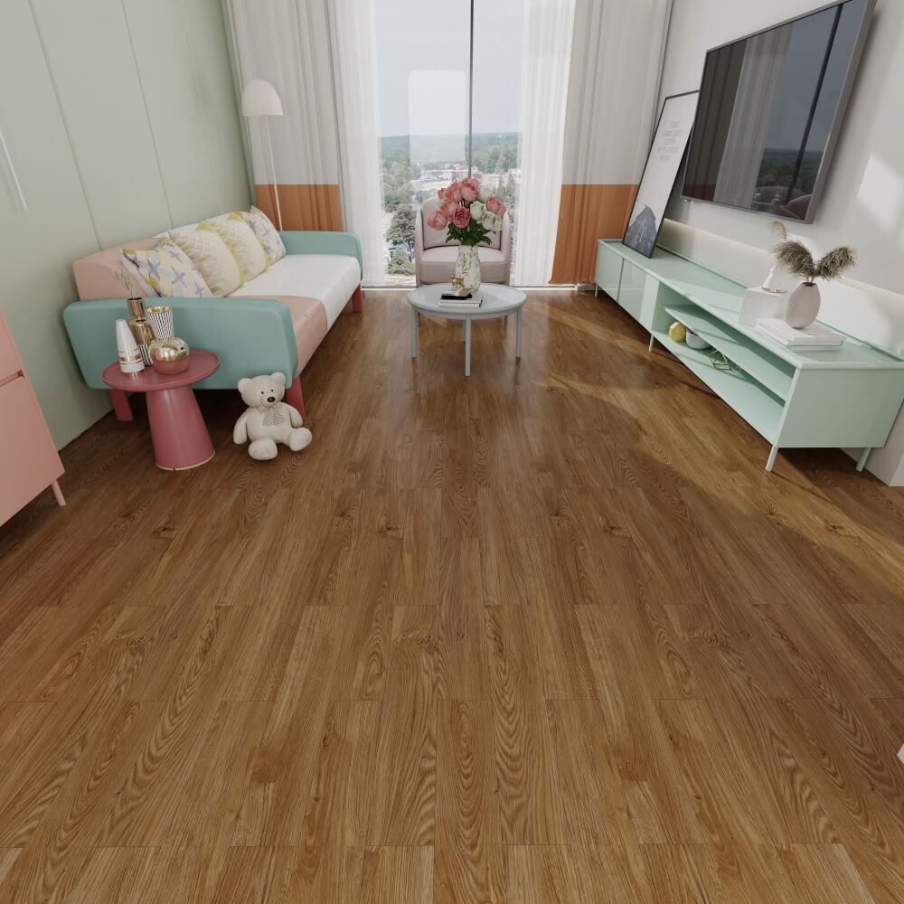 แผ่นพื้น SPC VISION FLOORING ขนาด 180 X 1220 X 4 มม. หนา 4 มม. รุ่น VN-8002