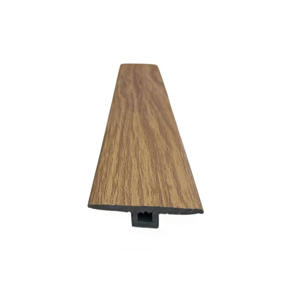 ตัวจบระดับเดียวกัน (T-JOINT) PVC I.D.DECORATION รุ่น 027 ขนาด 6 X 25 X 2400 มม. สีน้ำตาล_0