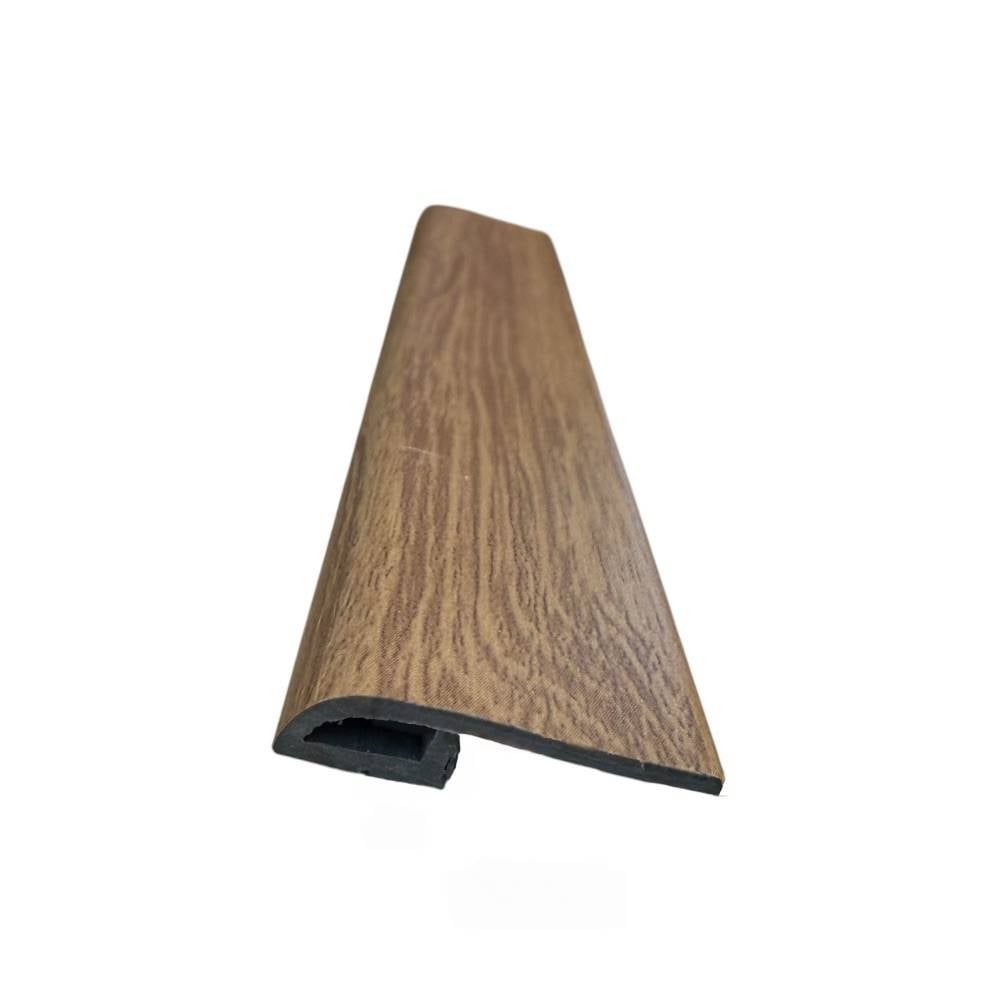 ตัวจบต่างระดับ (TRANSITION) PVC I.D.DECORATION รุ่น 027 ขนาด 6 X 25 X 2400 มม. สีน้ำตาล_1