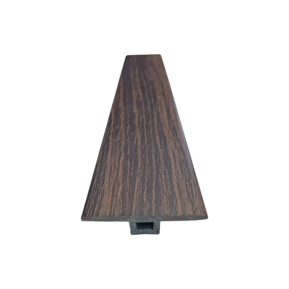 ตัวจบระดับเดียวกัน (T-JOINT) PVC I.D.DECORATION รุ่น 028 ขนาด 6 X 25 X 2400 มม. สีน้ำตาล_1