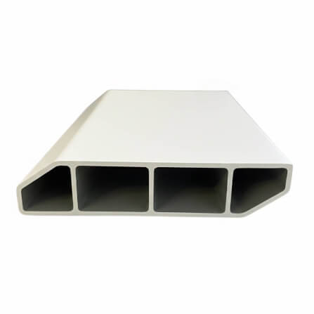 บัวพื้น PVC I.D.DECORATION รุ่น ขาวเรียบ ขนาด 7.5 X 1.5 X 300 ซม. สีขาวเรียบ หนา 3 นิ้ว_2