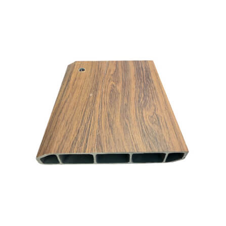 บัวพื้น PVC I.D.DECORATION รุ่นบาง 028 ขนาด 9.5 X 1.5 X 300 ซม. สีน้ำตาล หนา 4 นิ้ว_2