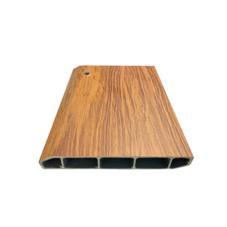 บัวพื้น PVC I.D.DECORATION รุ่นบาง 035-1 ขนาด 9.5 X 1.5 X 300 ซม. สีน้ำตาล หนา 4 นิ้ว_2