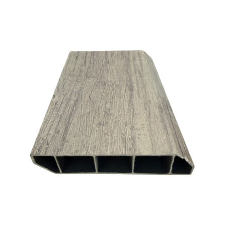 บัวพื้น PVC I.D.DECORATION รุ่น 306 ขนาด 10 X 2 X 300 ซม. สีเทาเข้ม หนา 4 นิ้ว_2