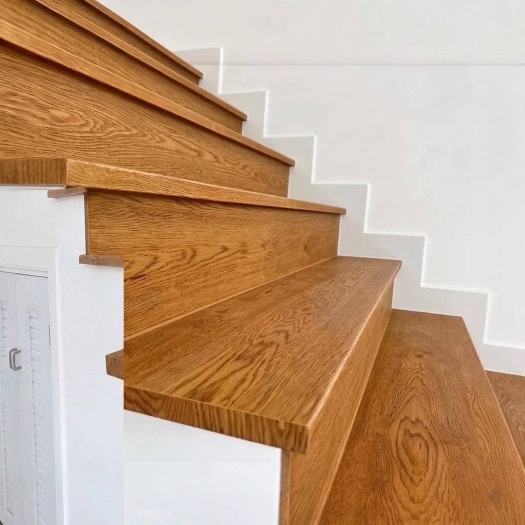 บันไดลูกนอน (STAIR TREAD) I.D.DECORATION รุ่น ID.8001 ขนาด 25 X 300 X 1200 มม. สีน้ำตาล_4