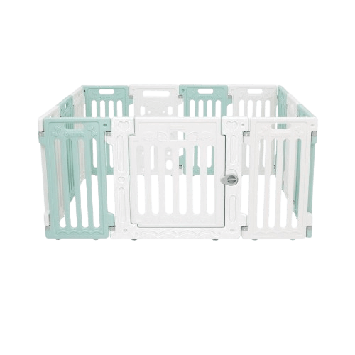 คอกกั้นสุนัข HOSTTAIL รุ่น PET HOME ไซต์ XL สี เขียว-ขาว_0