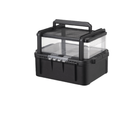 บ้านกล่องเลี้ยงสัตว์ HOSTTAIL รุ่น EXOTIC HOUSE 37X30X25CM สีดำ พกพาได้_0