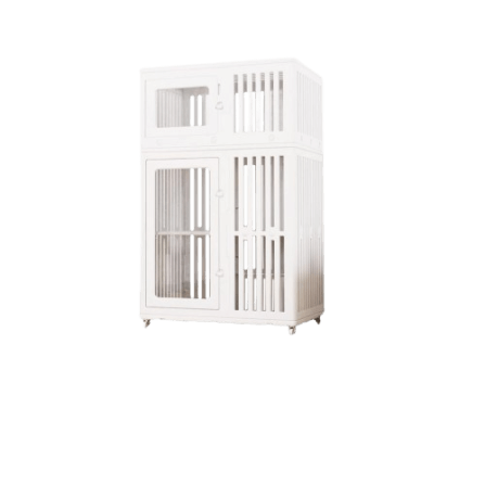 บ้านสัตว์เลี้ยง HOSTTAIL รุ่น CAT SPACE CONDO 3 STEP 85X58X134CM สีขาว_0