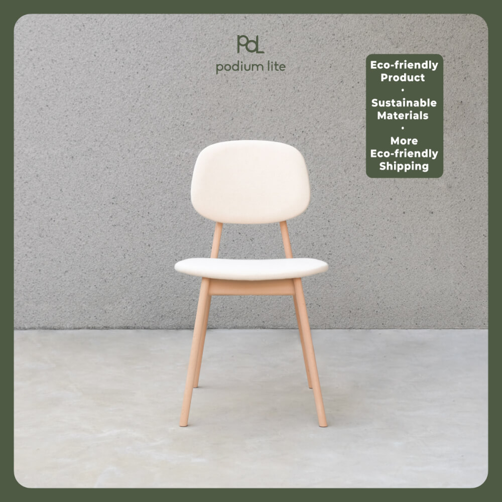 เก้าอี้ทานข้าว PODIUM LITE รุ่น PLUS BUNNY CHAIR สี PURE NATURAL (ถอดประกอบได้)