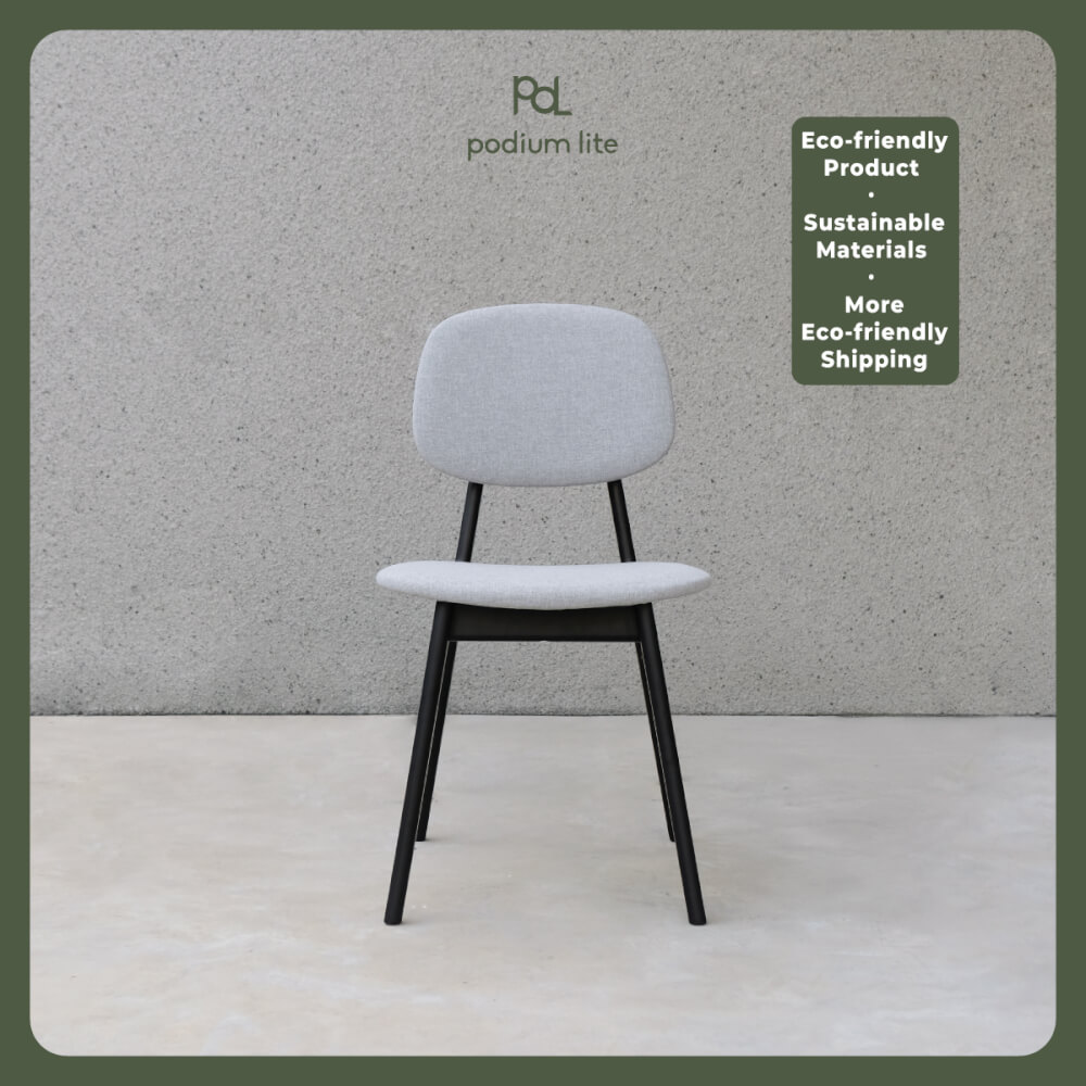 เก้าอี้ทานข้าว PODIUM LITE รุ่น PLUS BUNNY CHAIR สี BLACK (ถอดประกอบได้)