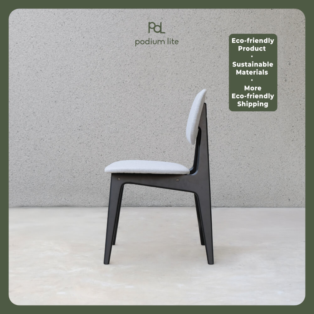 เก้าอี้ทานข้าว PODIUM LITE รุ่น PLUS BUNNY CHAIR สี BLACK (ถอดประกอบได้)