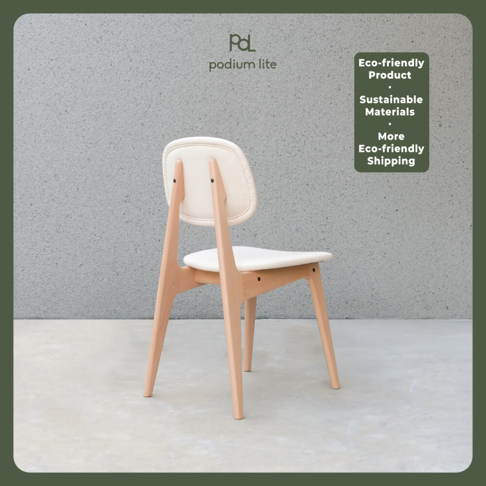 เก้าอี้ทานข้าว PODIUM LITE รุ่น PLUS BUNNY CHAIR สี PURE NATURAL (ถอดประกอบได้)