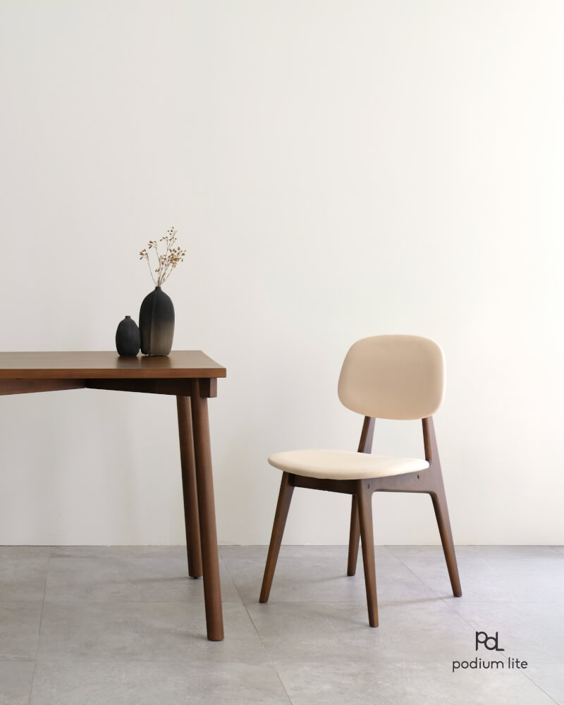 เก้าอี้ทานข้าว PODIUM LITE รุ่น PLUS BUNNY CHAIR สี WALNUT BROWN (ถอดประกอบได้)