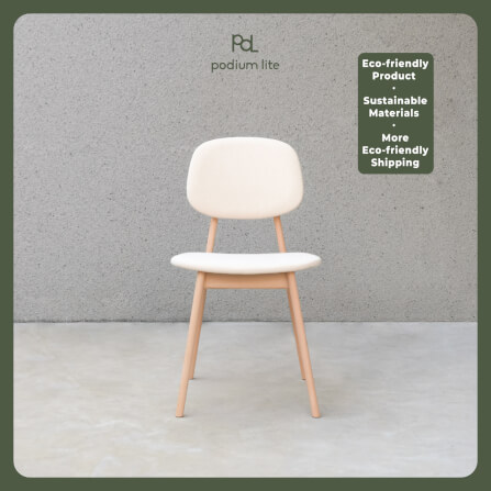 เก้าอี้ทานข้าว PODIUM LITE รุ่น PLUS BUNNY CHAIR สี PURE NATURAL (ถอดประกอบได้)_1