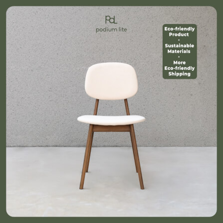 เก้าอี้ทานข้าว PODIUM LITE รุ่น PLUS BUNNY CHAIR สี WALNUT BROWN (ถอดประกอบได้)_1